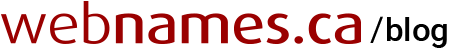 Webnames.ca blog logo