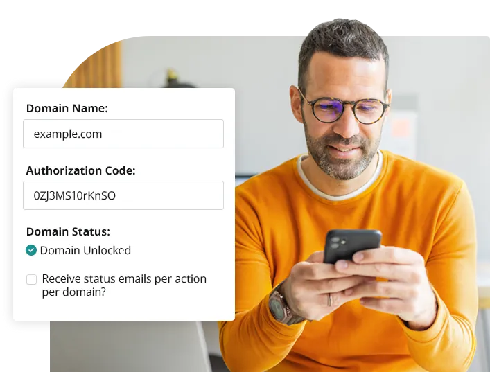 Transferring his domain names to Webnames