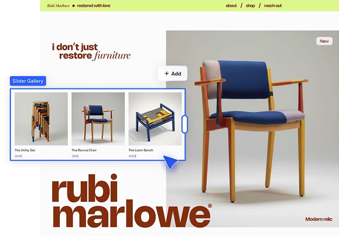 Rubi Marlowe Wix website