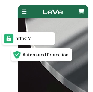 LeVe website automatically protected