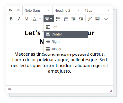 Text editor