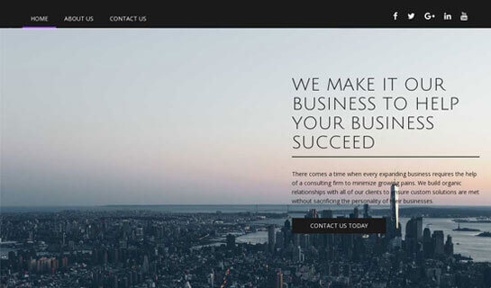 Business template