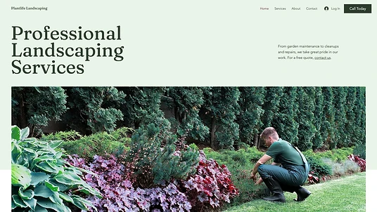 Landscaping services